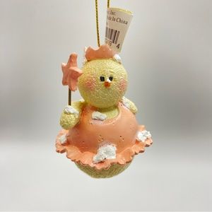 Ballerina Ornament Vintage NIB ENCORE Christmas Holiday Snowberry